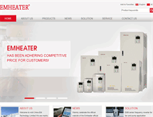 Tablet Screenshot of emheater.com